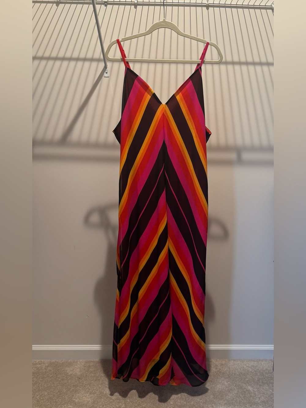 Christopher John Rogers x Target Chevron Striped Maxi Dress - Size 20W/22W